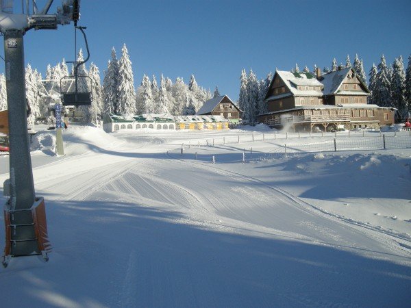 winter on the beam