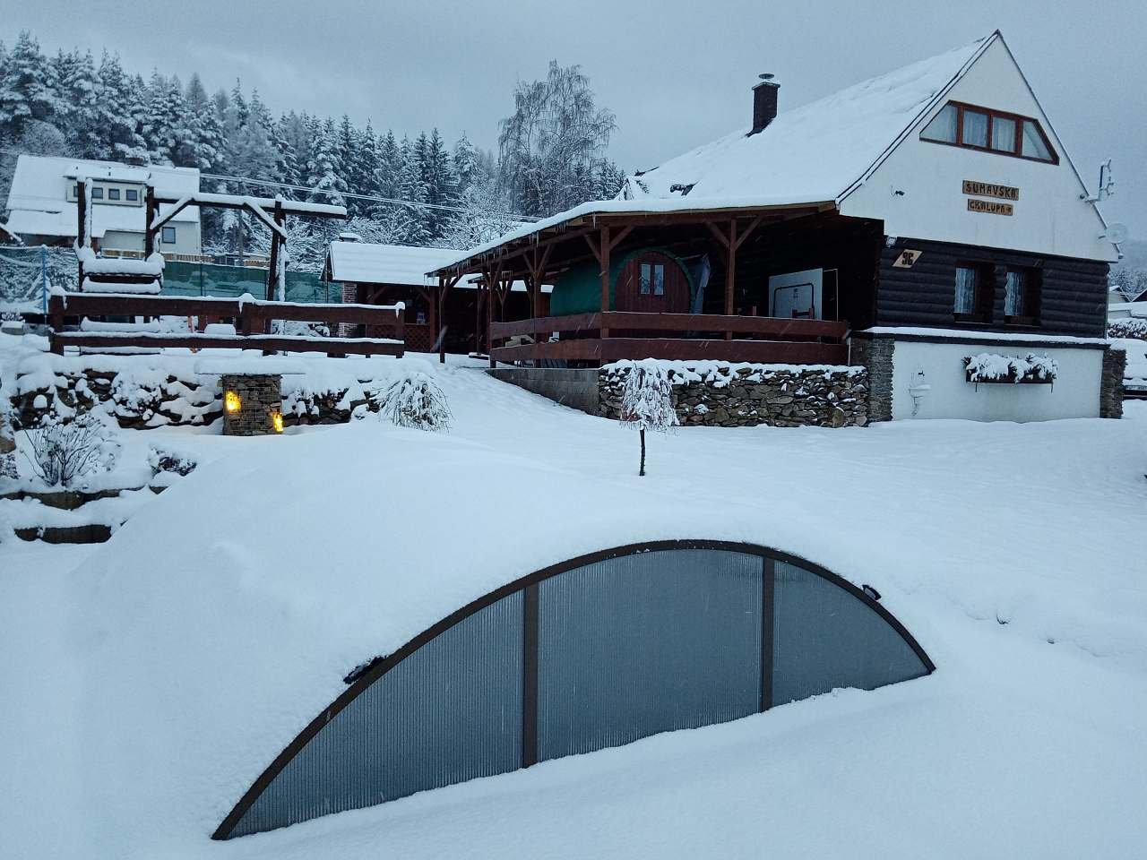 Inverno em Šumava 2021