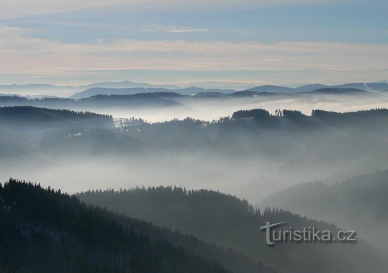 Inversion hivernale de Lysá