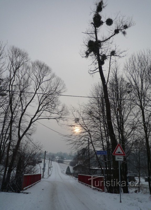 Natureza de inverno em Dolní Datrní