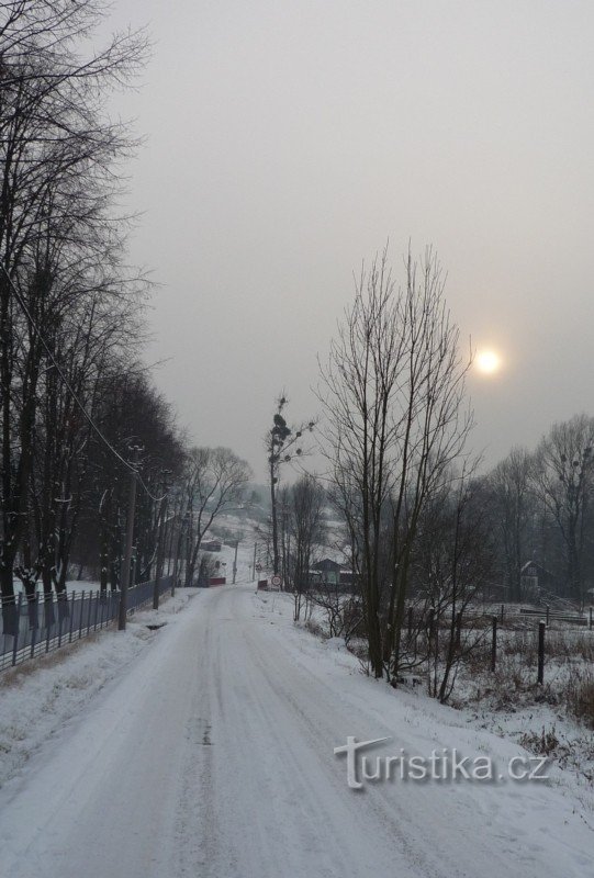 Natura de iarnă în Dolní Datyny