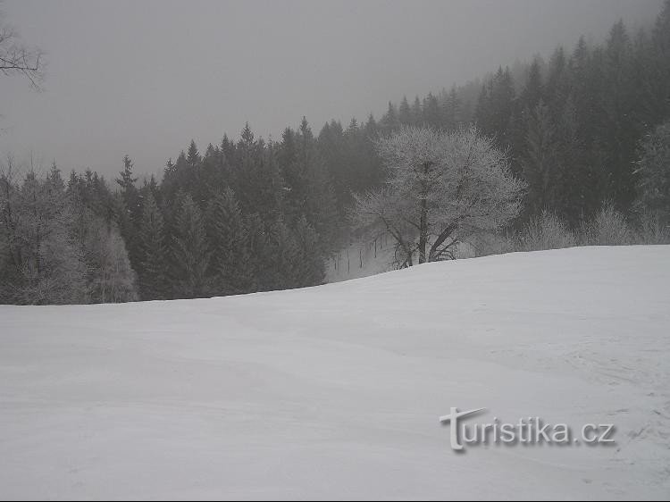 Zimowy widok: Hajenka