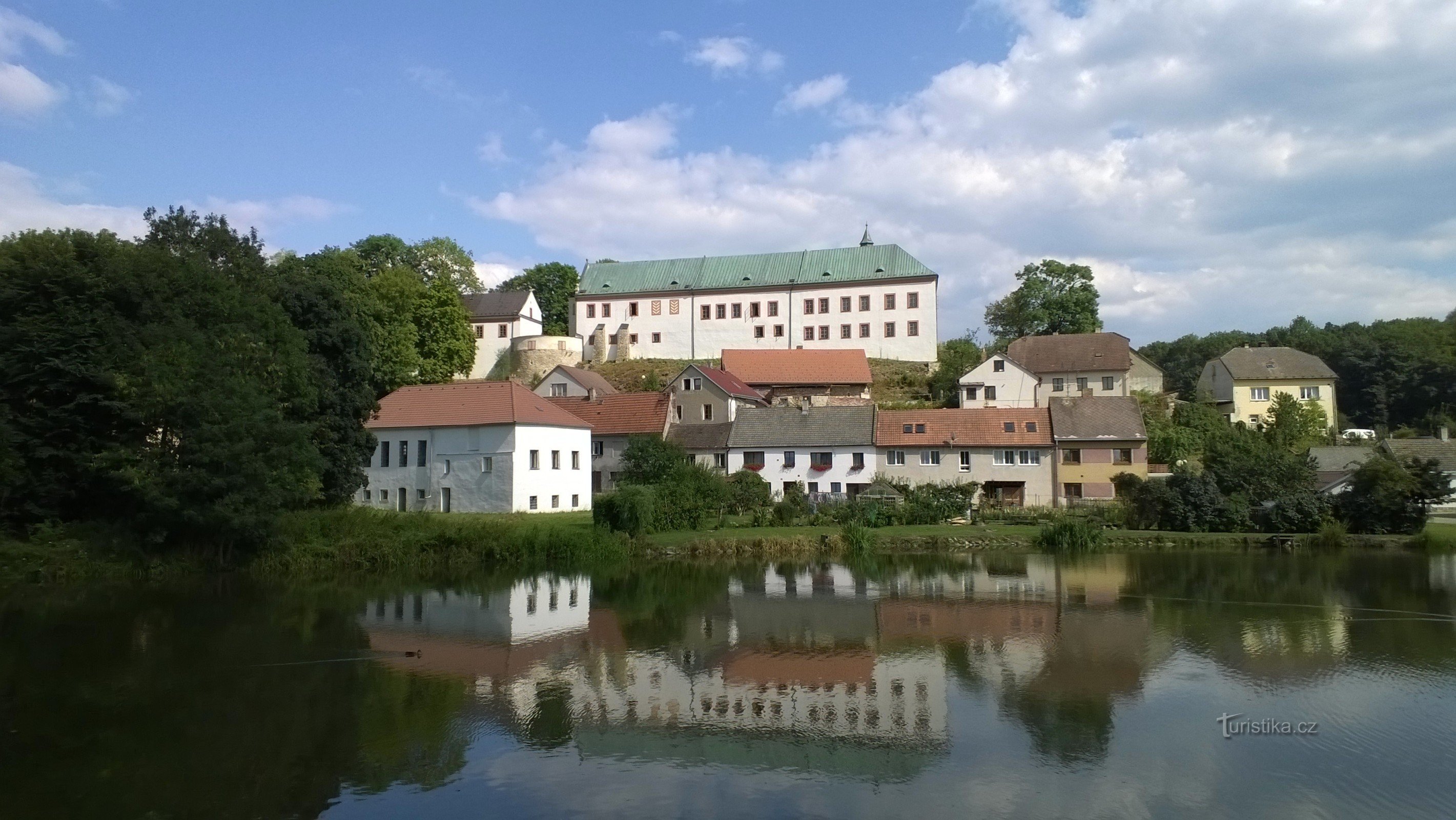 Žirovnice - oraș și castel.