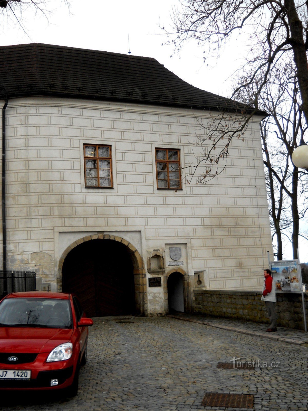 Žirovnice - intrarea în castel