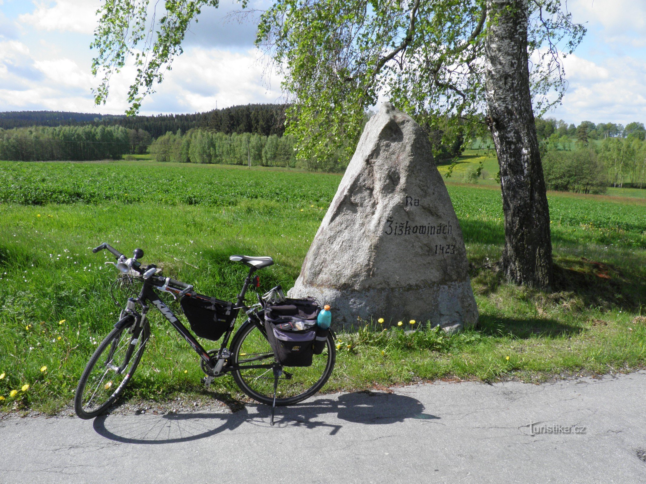 Žižka's steen "On Žižkovy"