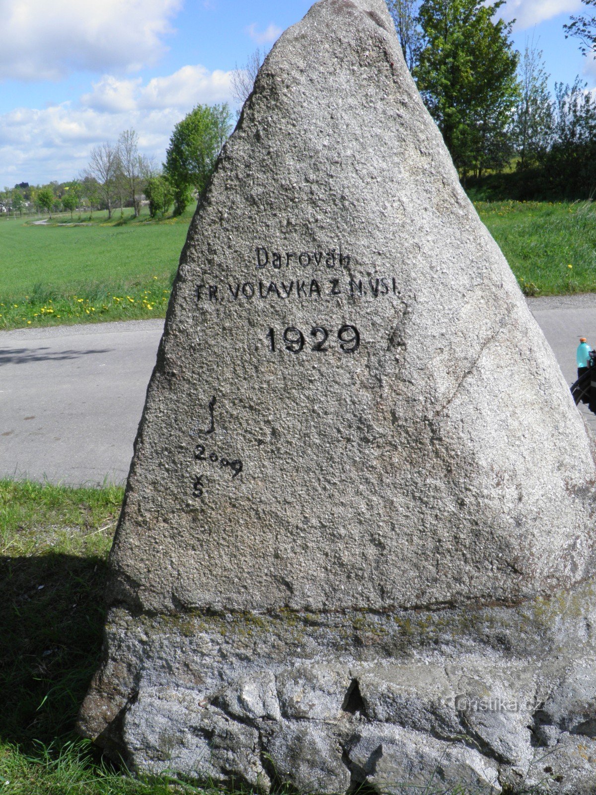 La piedra de Žižka "Sobre Žižkovy"