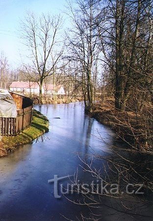 Goldener Abwasserkanal