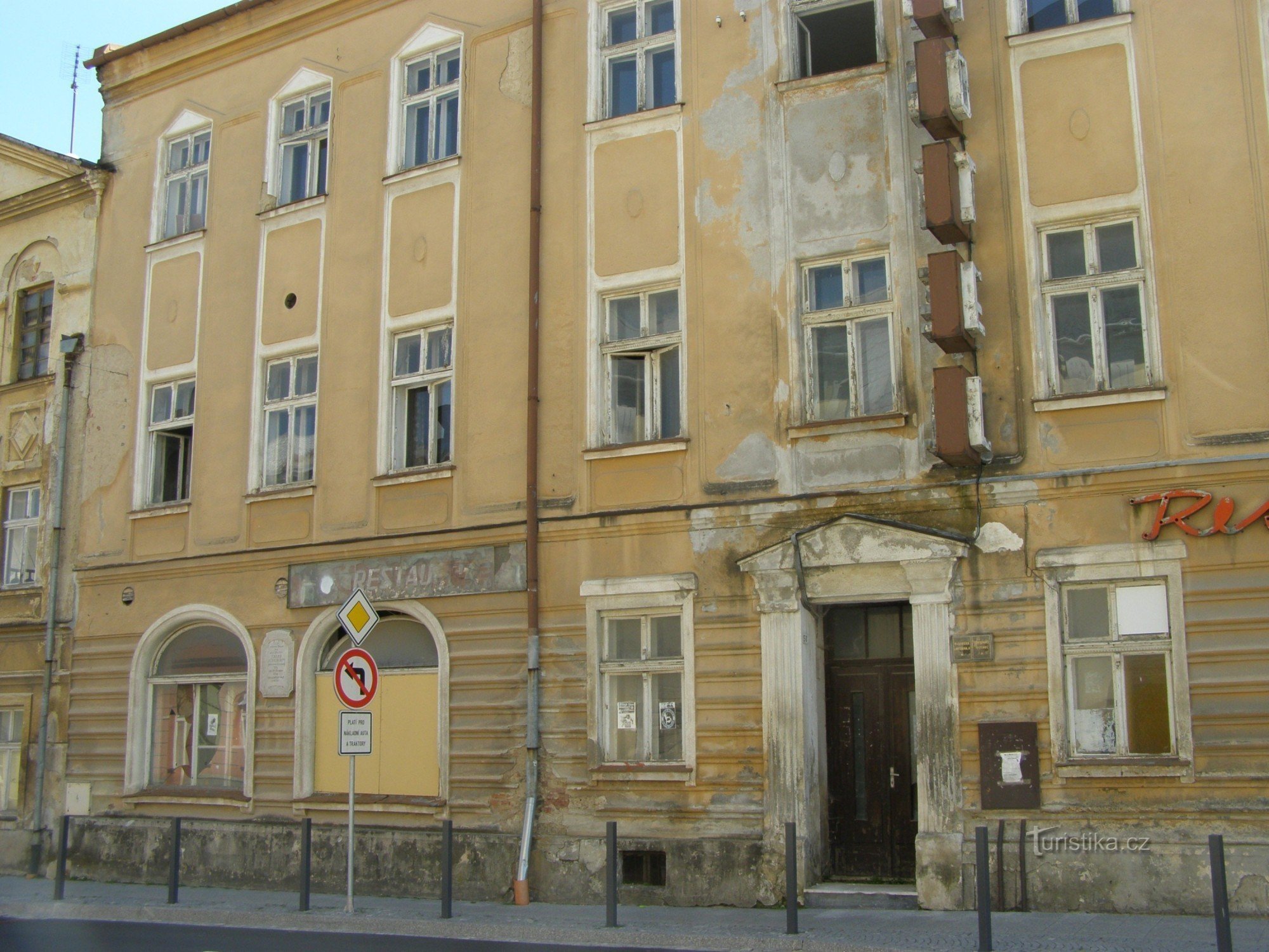 Zlaté Hory - commemorative plaque of the mother of music composer Franz Schubert