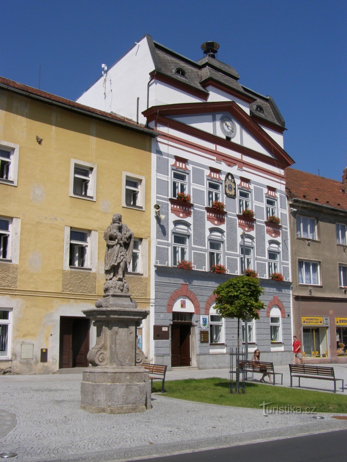 Zlaté Hory - statue af St. Joseph