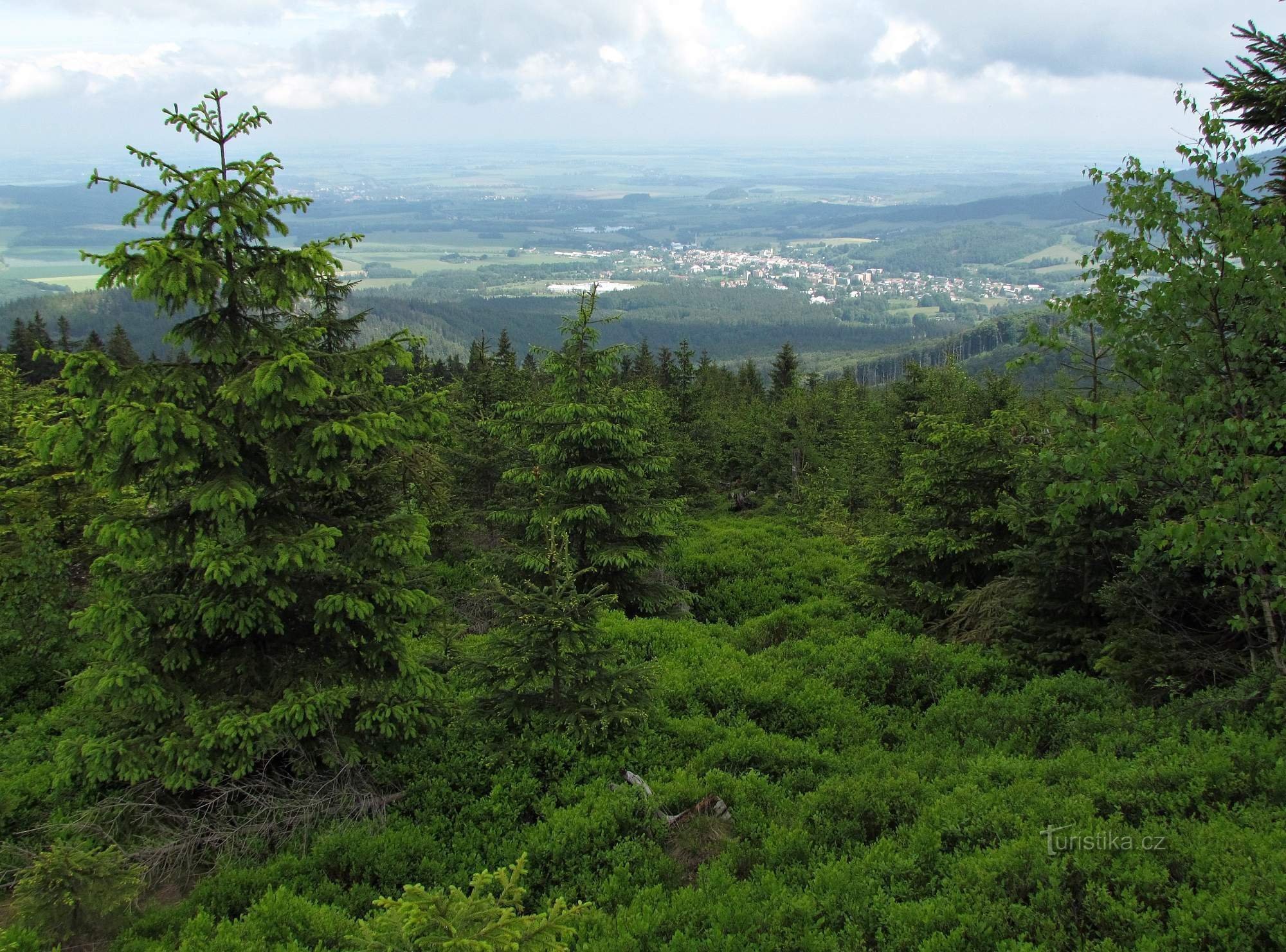 Zlaté Hory uit Příčné vrch