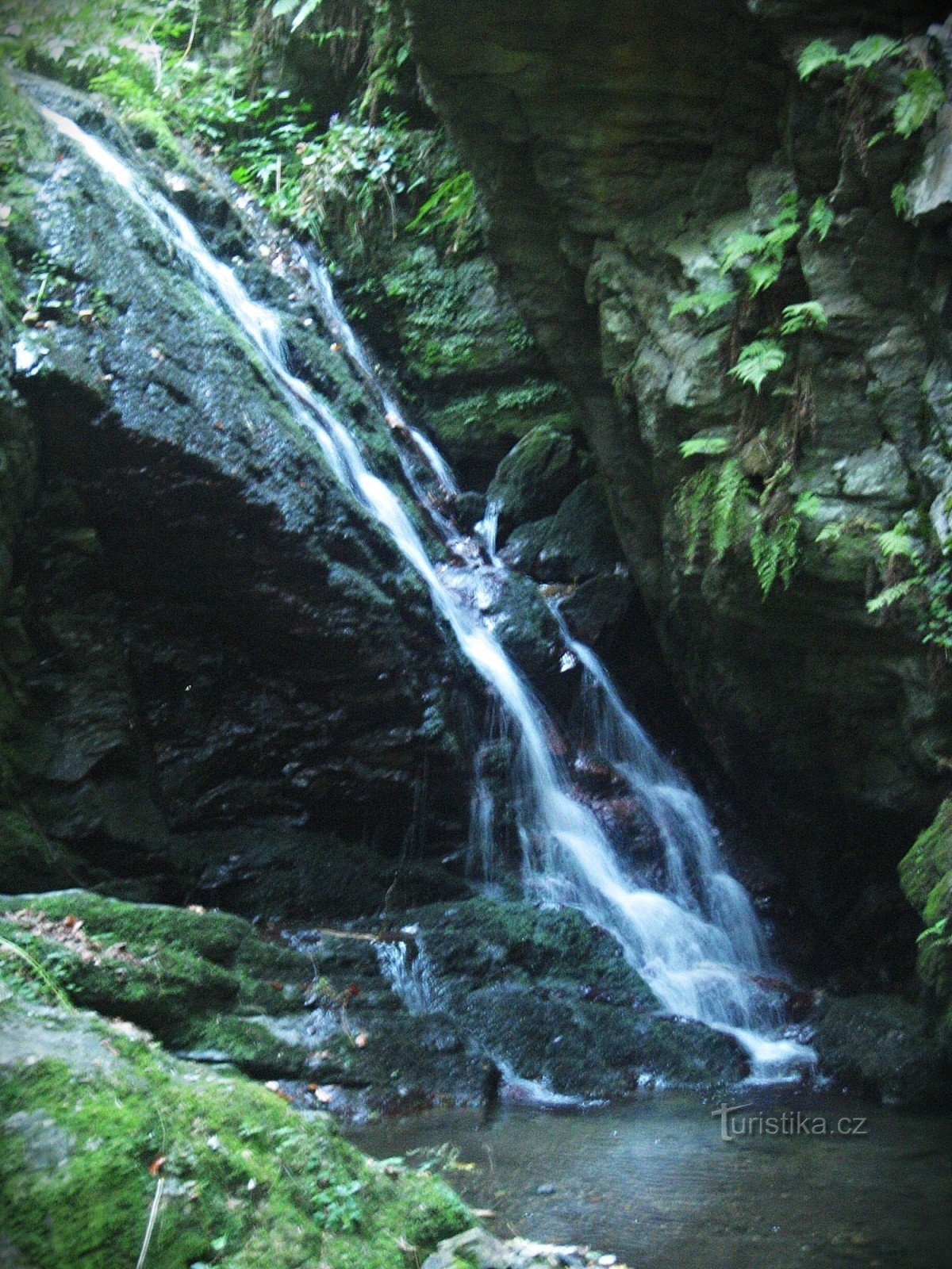 Žlebsky-Wasserfall