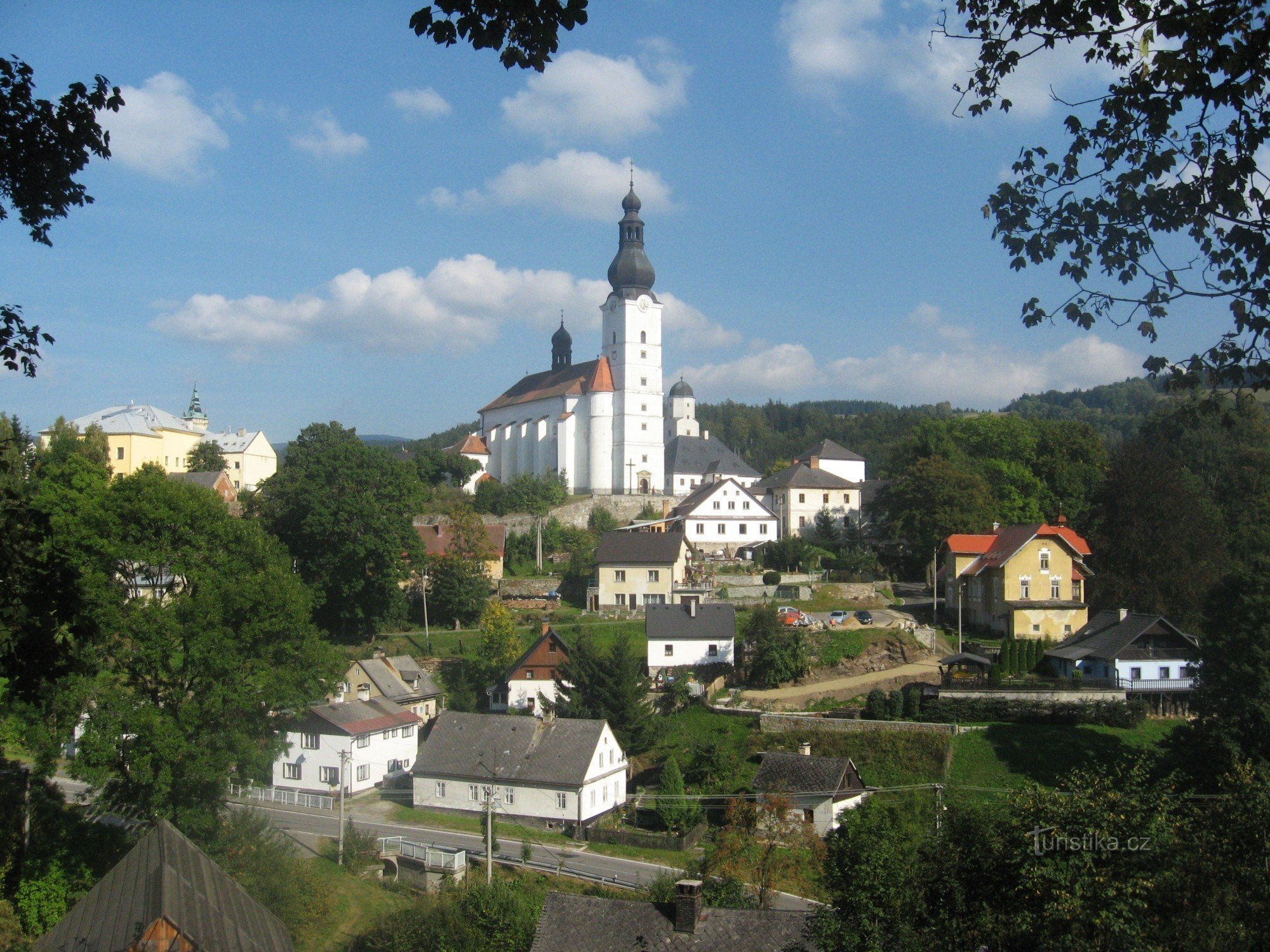 Žlebský-Wasserfall - Staré .Město p.Sněžnikem - Branná