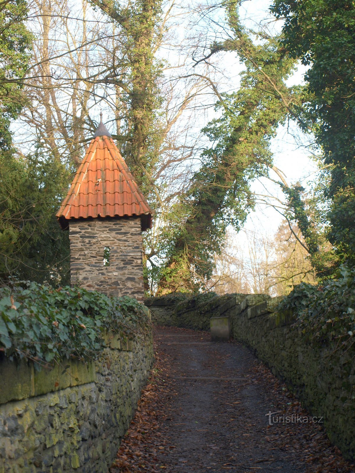 Žleby - zámecký park