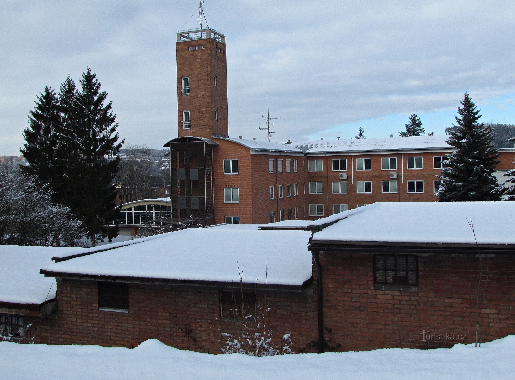 Zlín - huvudbyggnad