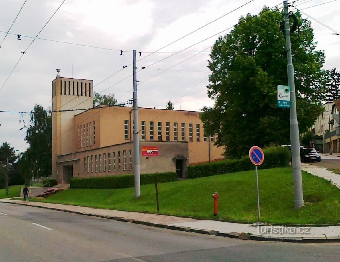Zlín - Kerk van de Evangelische Kerk van de Tsjechische Broeders
