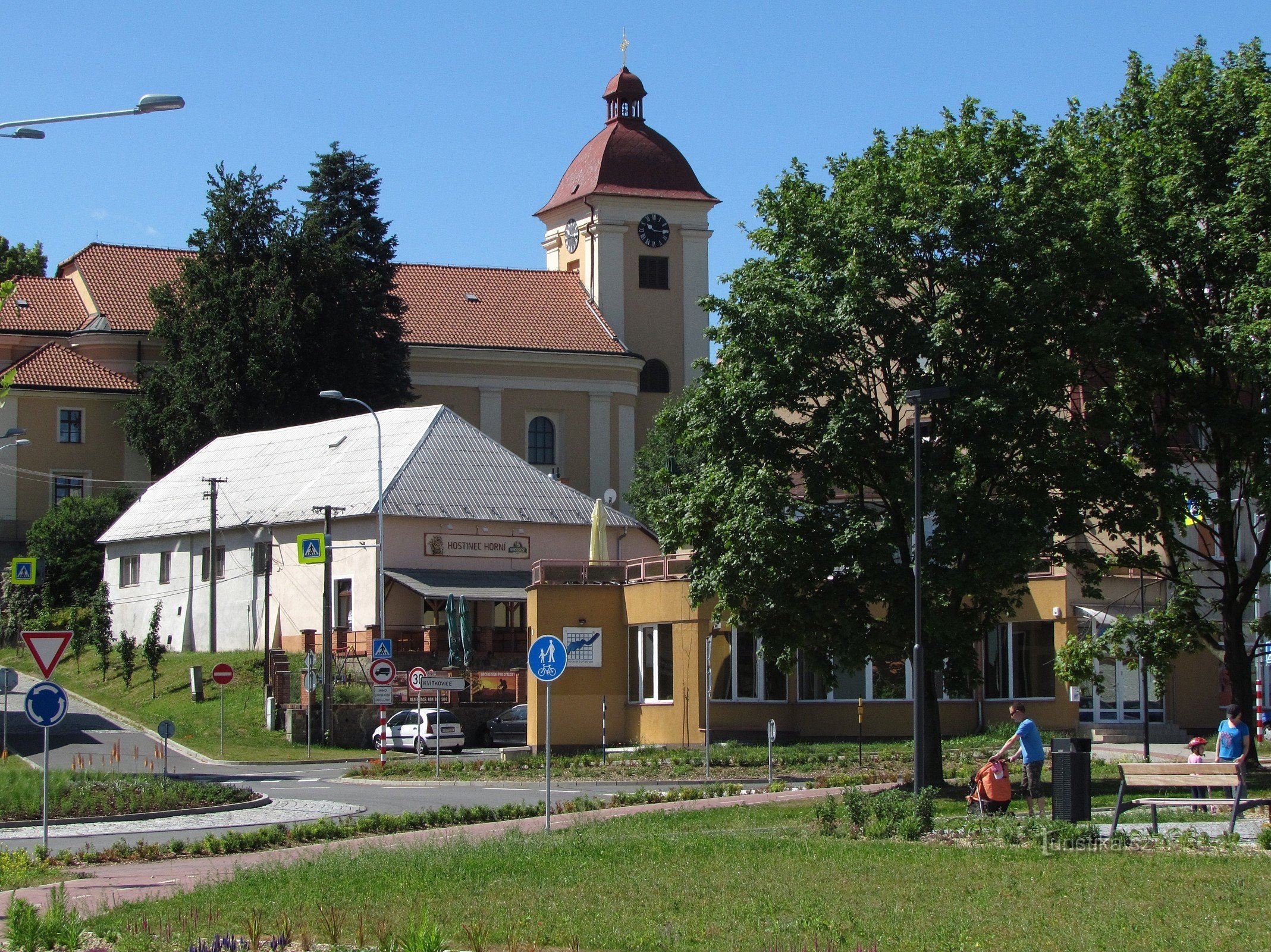 Zlín - St Nicholas kyrka i Malenovice