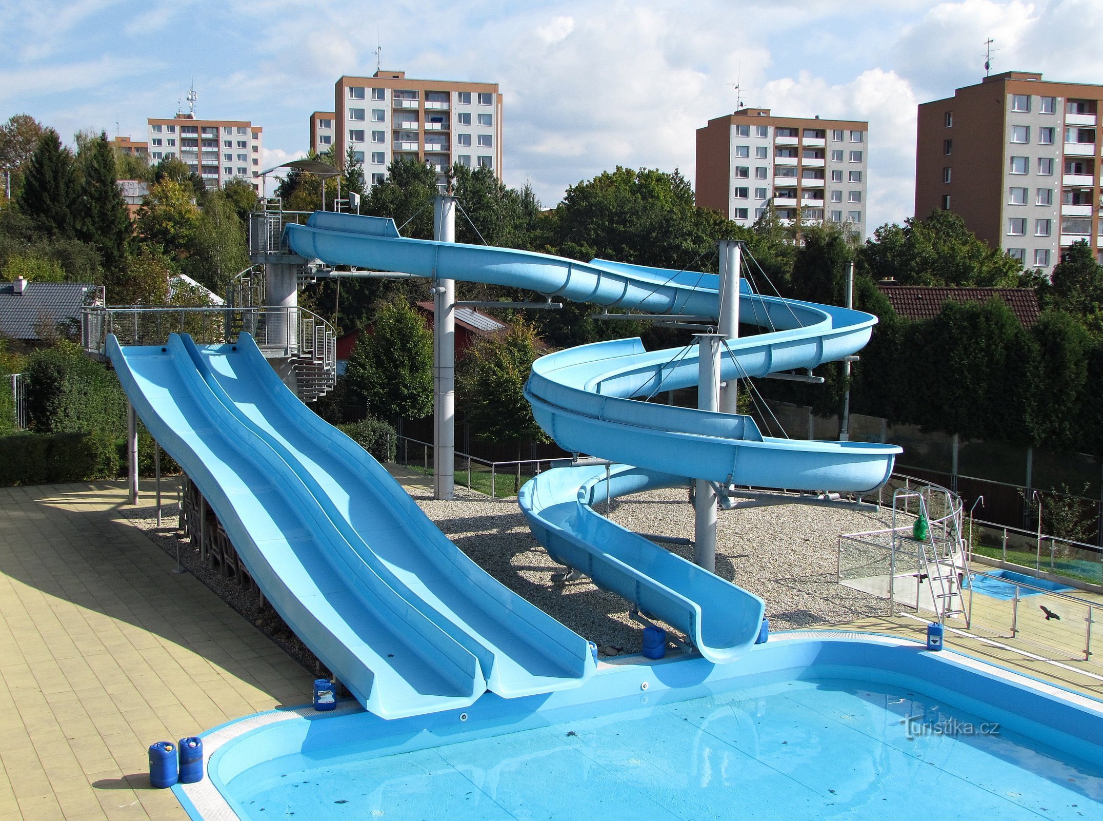 Zlín - Piscina panorámica