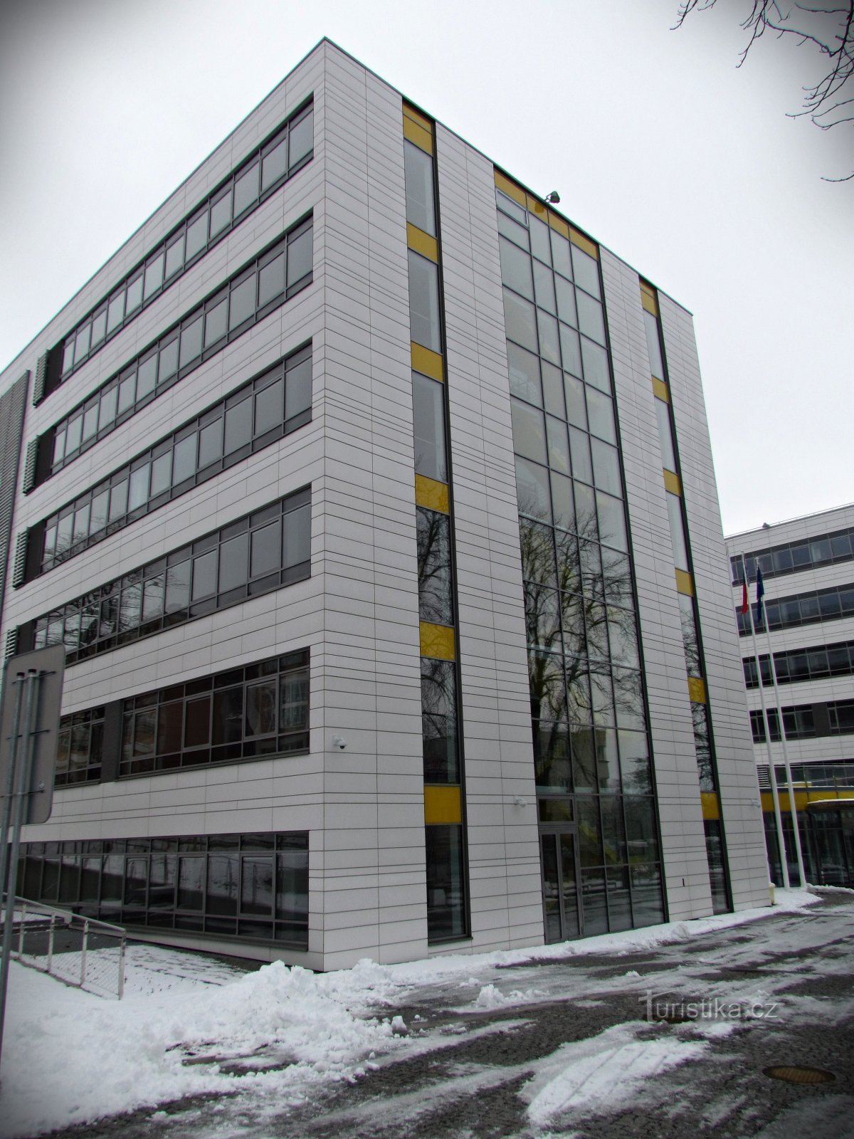 Zlín - νέο κτίριο του UTB