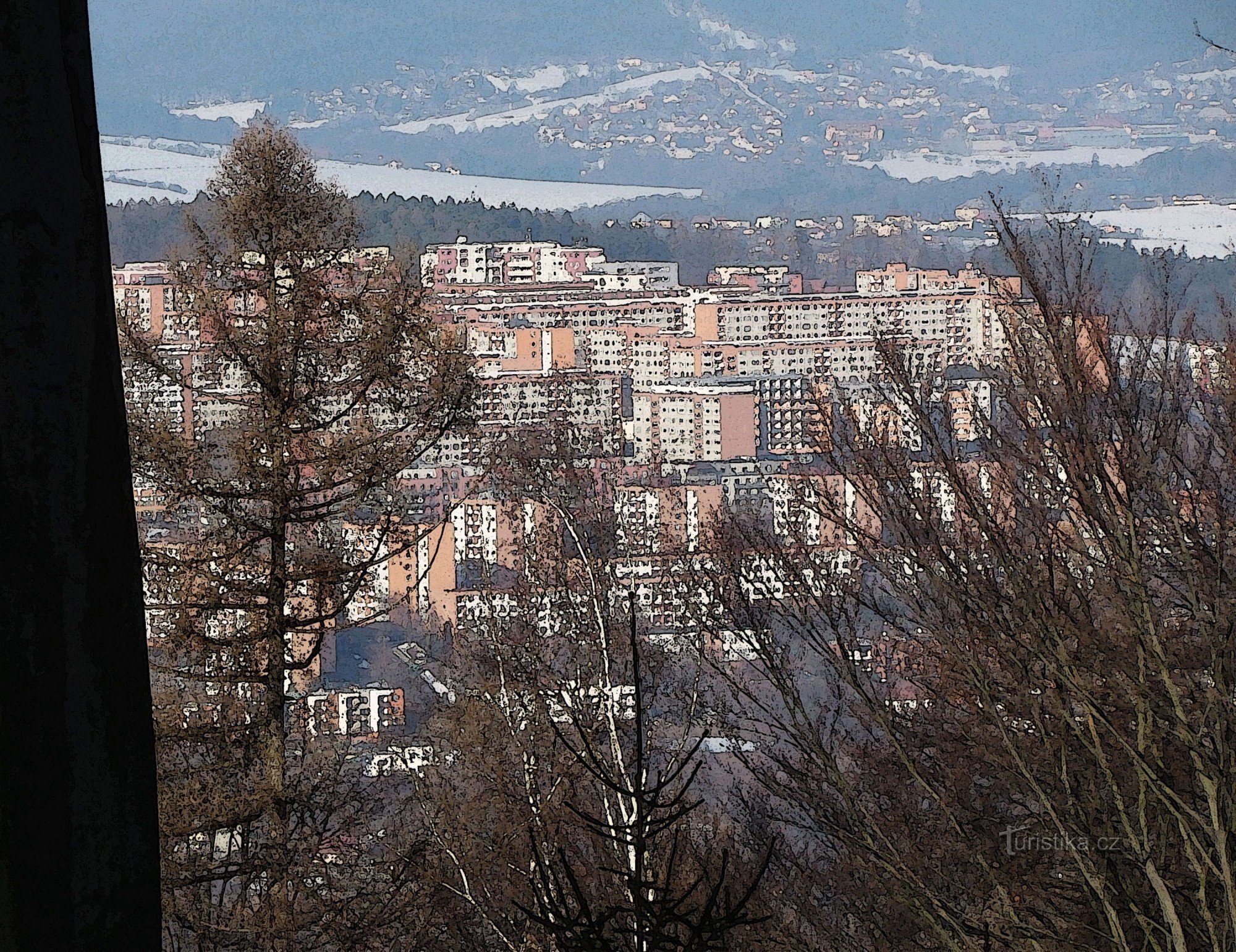 兹林 - Jižní Svahy 住宅区