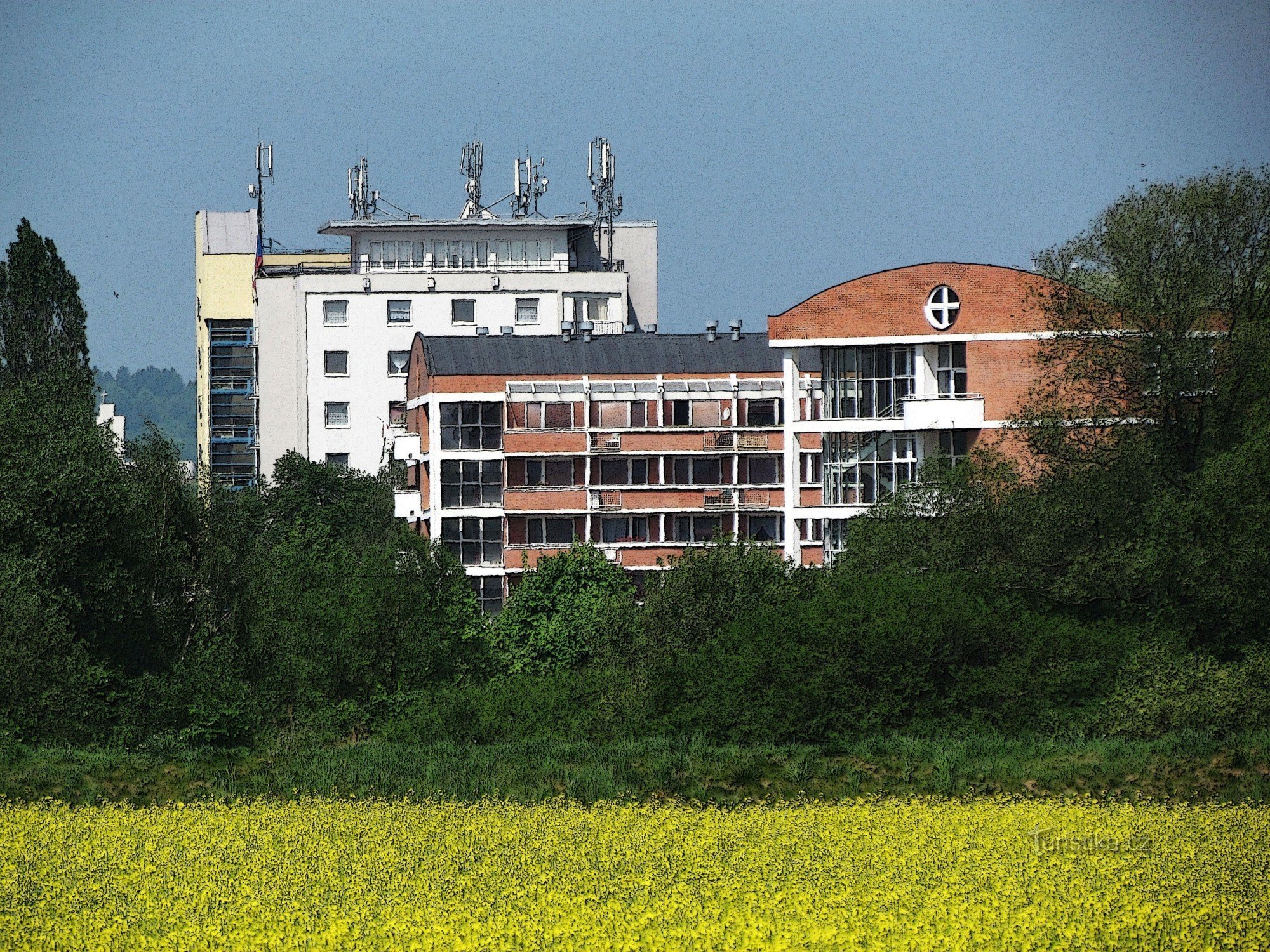 Zlín - Secondary and higher health school + Home for the elderly