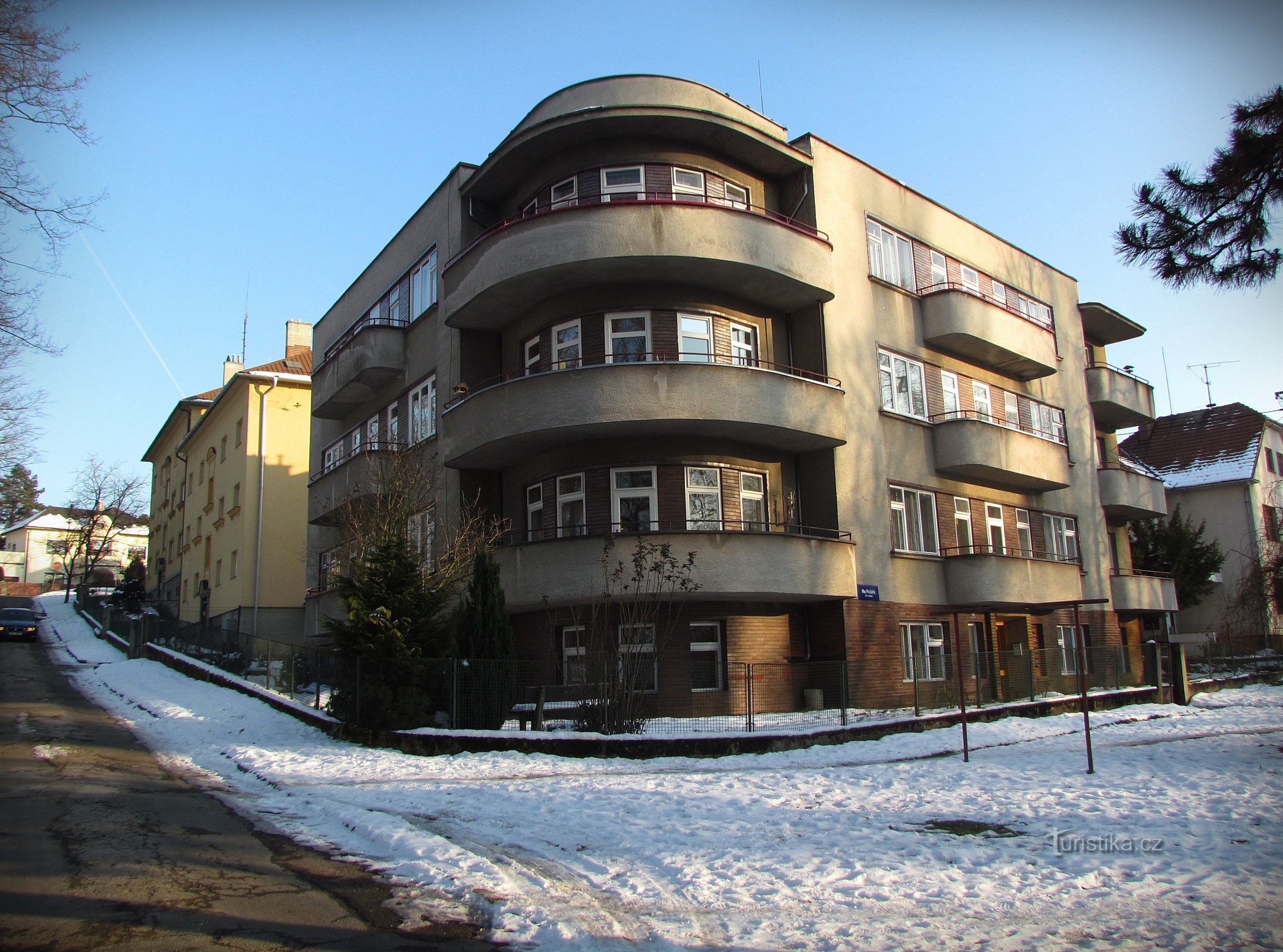 Zlín - ulice Cihlářská