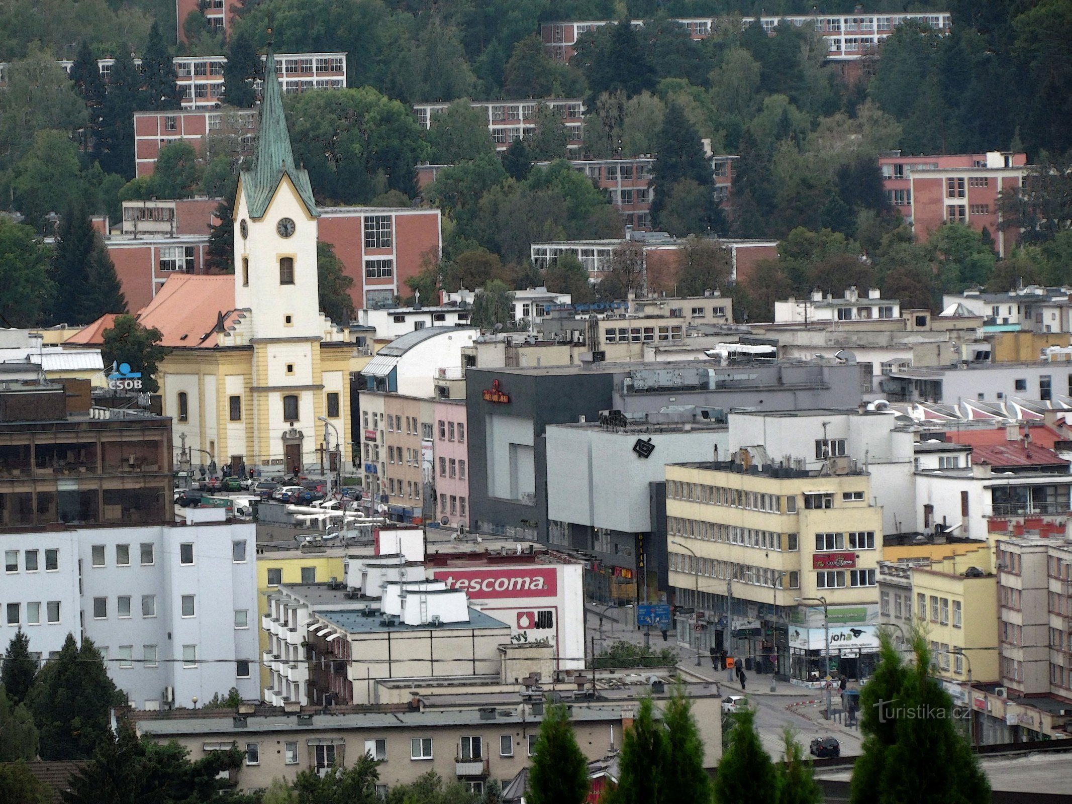 Zlín - ulica Dlouhá