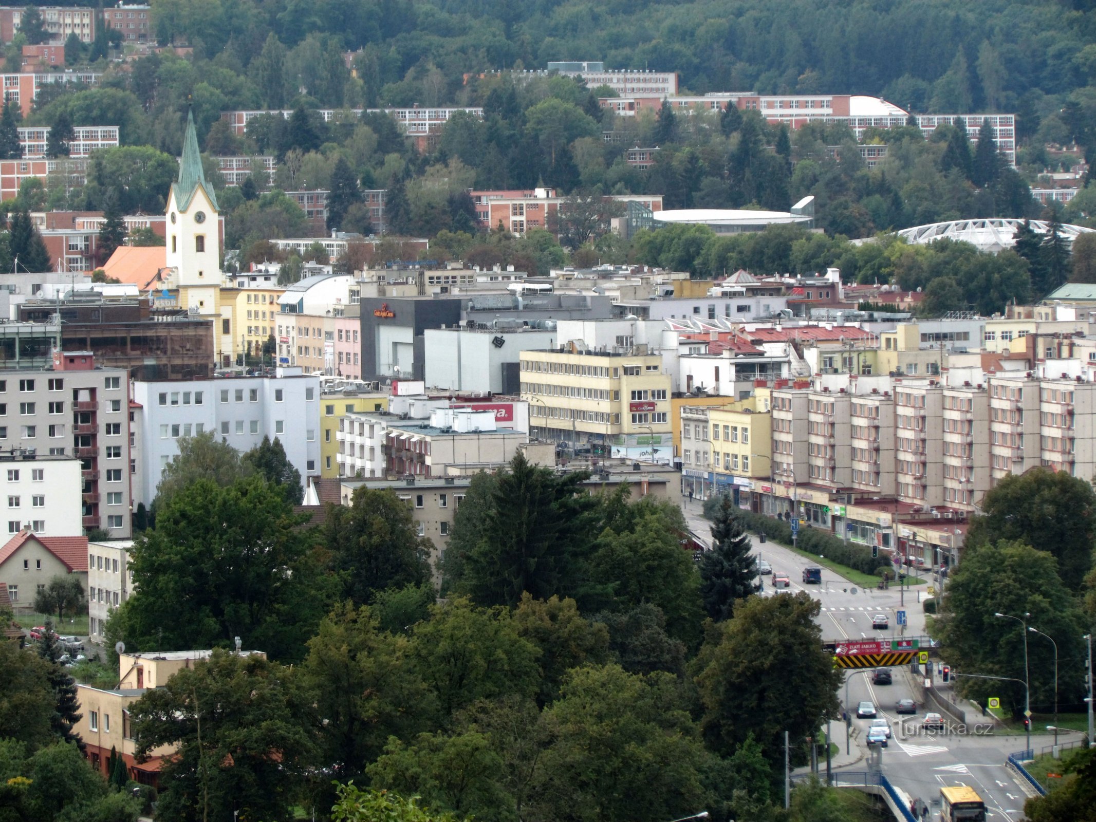 Zlín - calle Dlouhá