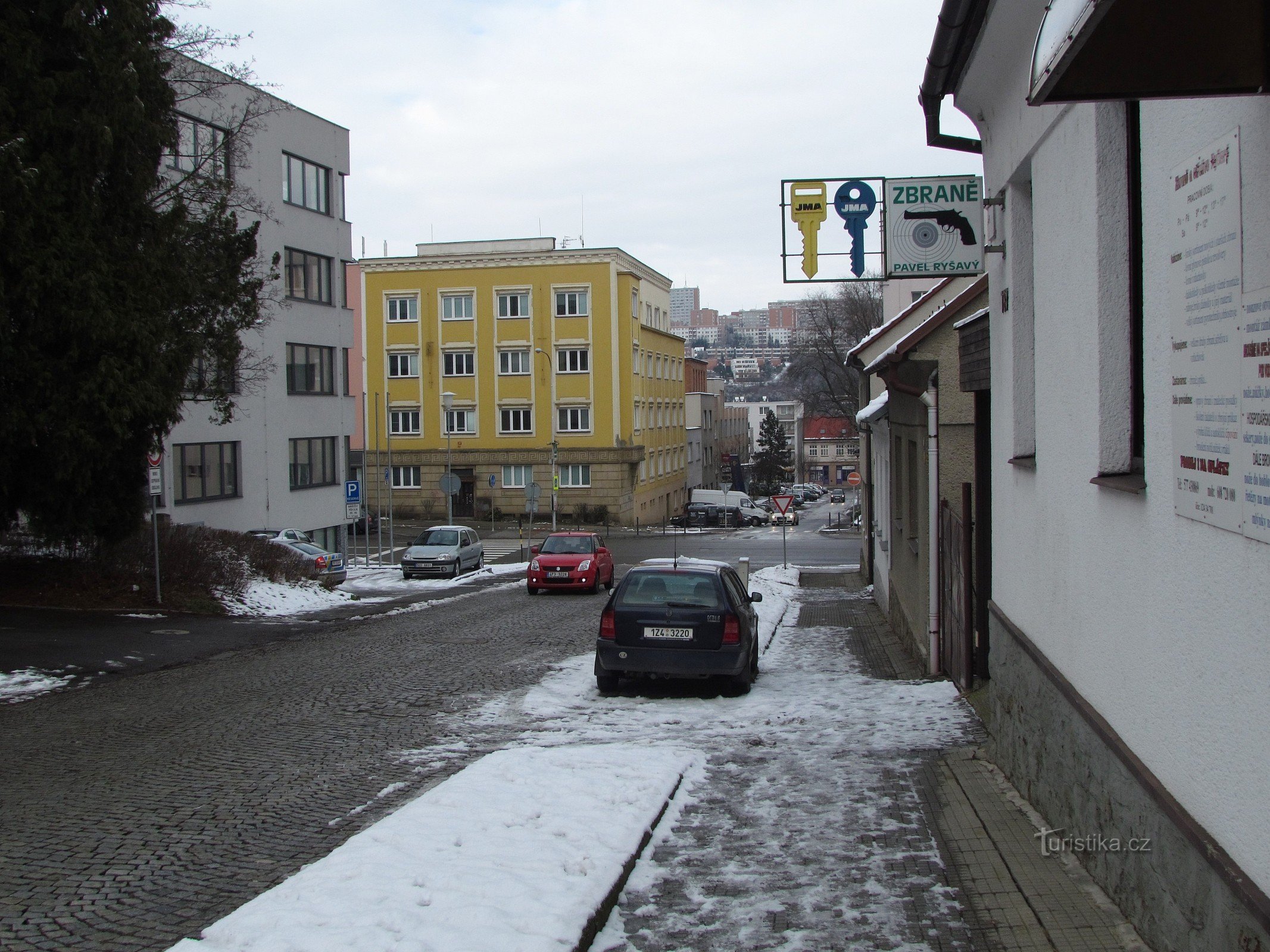 Zlín - Hluboká street