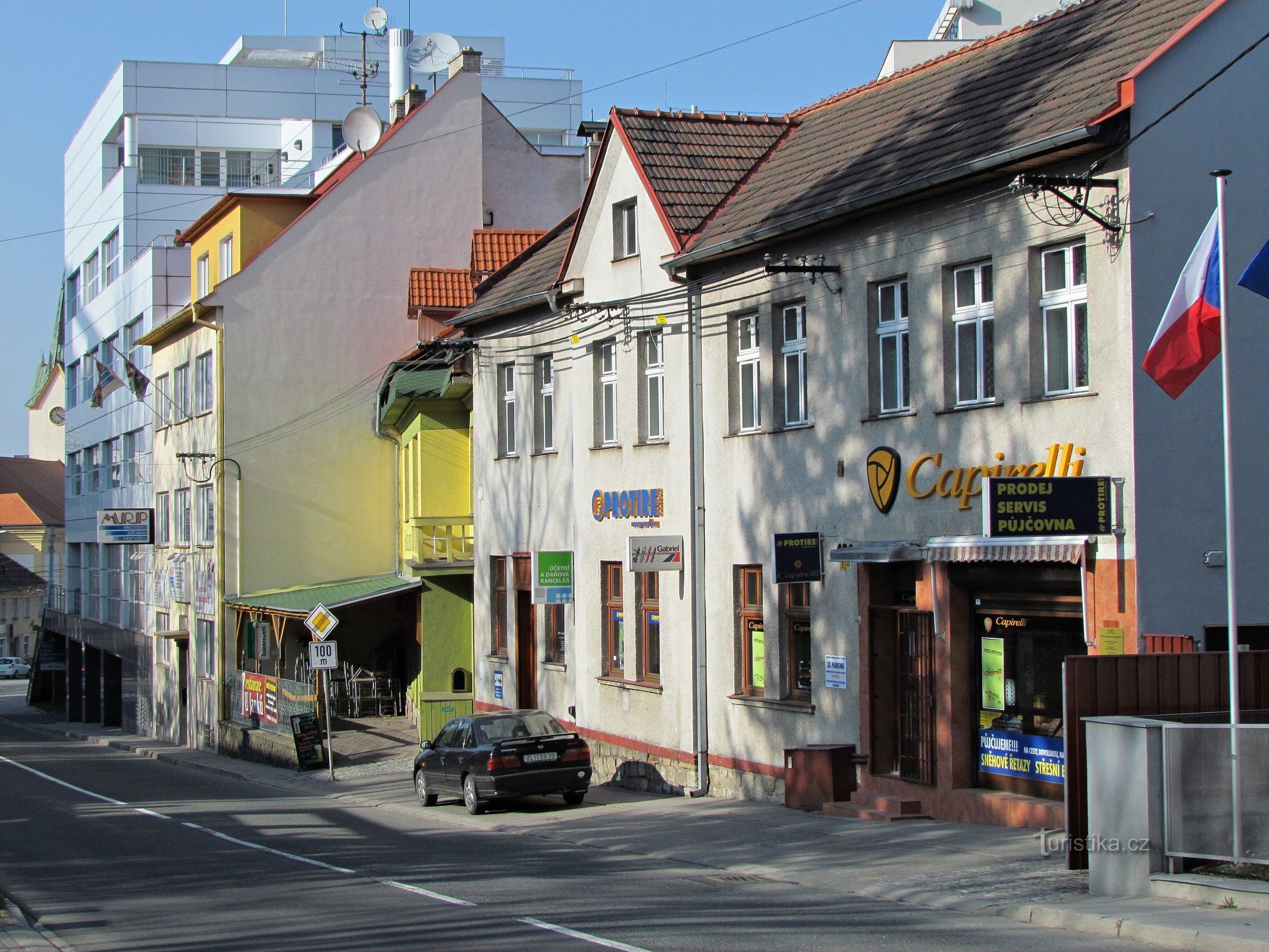 Zlín - gatan Osvoboditelů