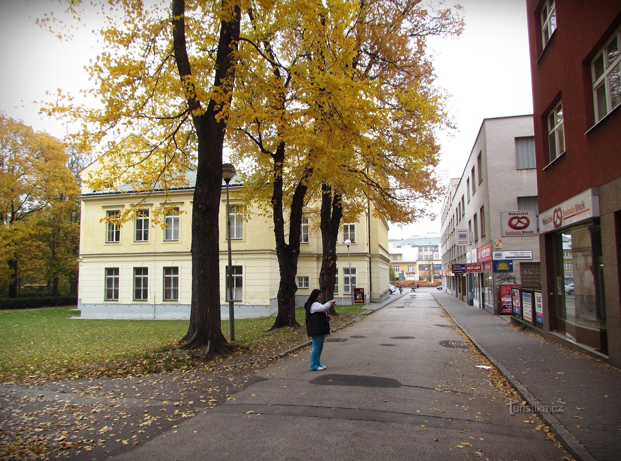 Zlín - calle Školní