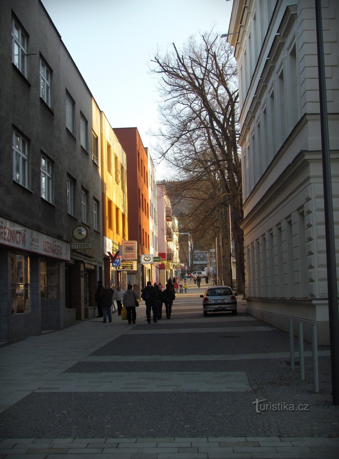 Zlín - calle Školní