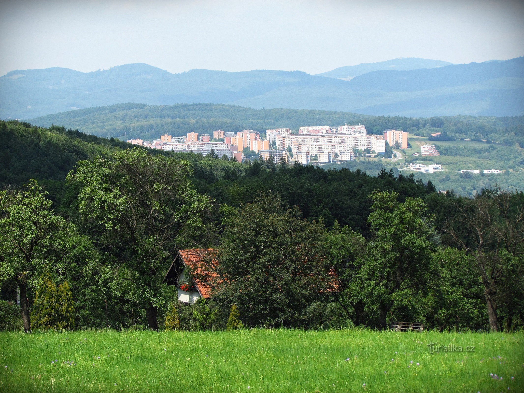 Zlín - view from Fabiánka