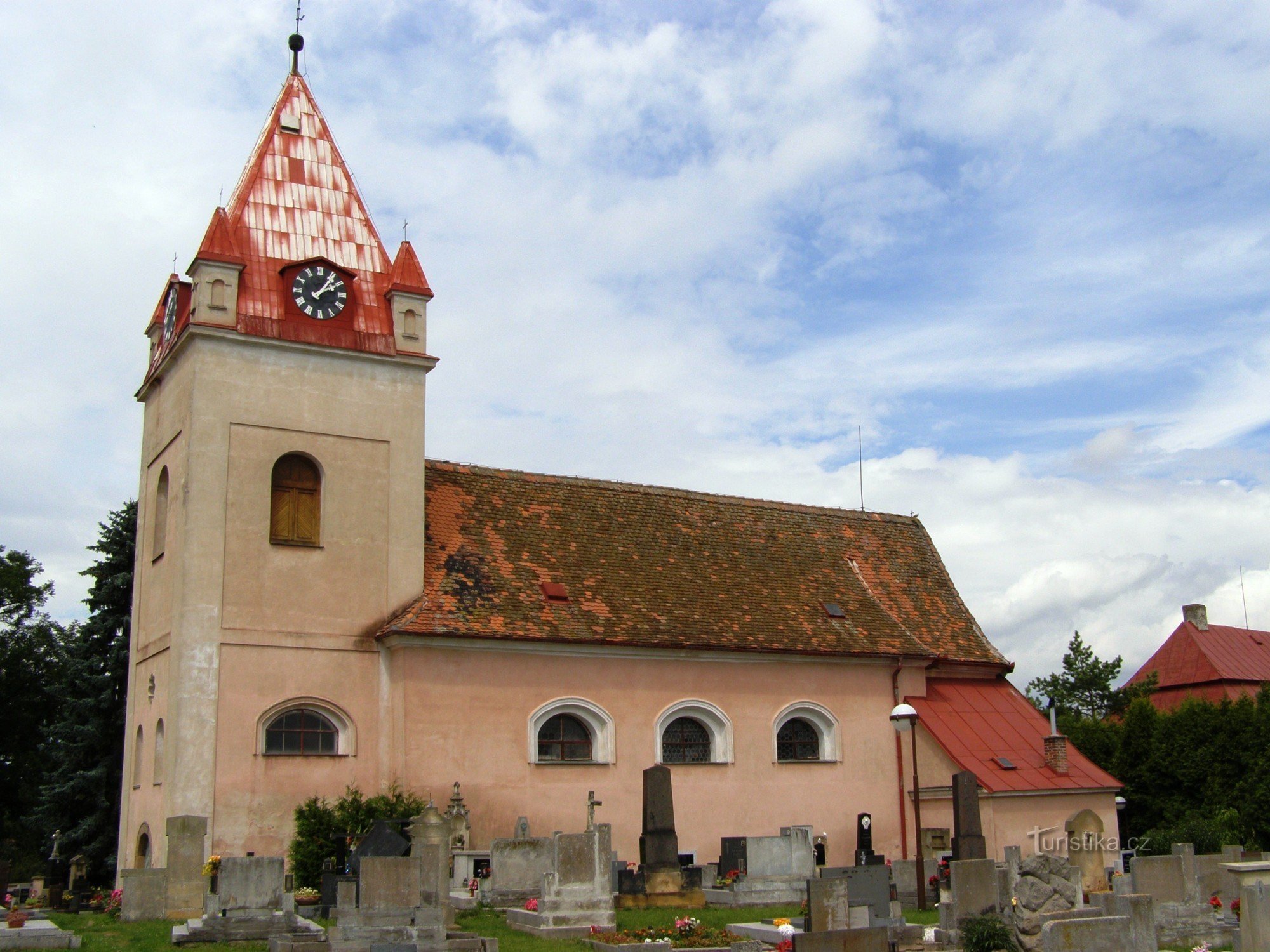 Žlunice - kyrkan St. Peter och Paul