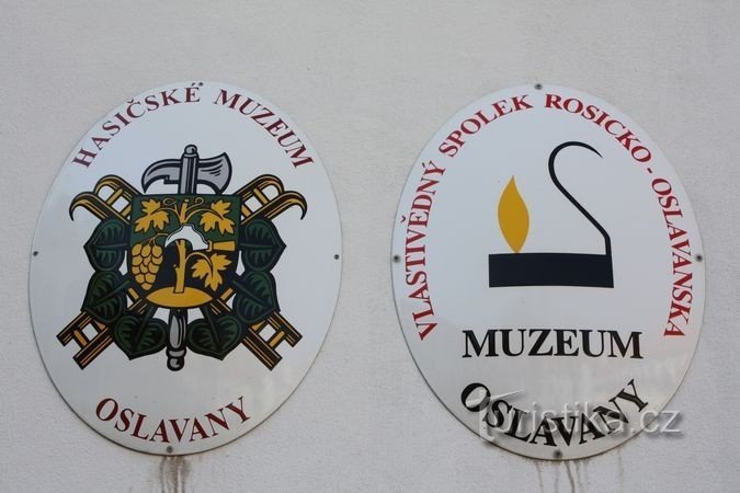 Signs of the Oslavan museum