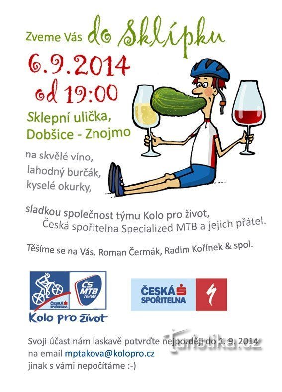 Znojmo Burčák Tour Kooperativy 6.9.2014