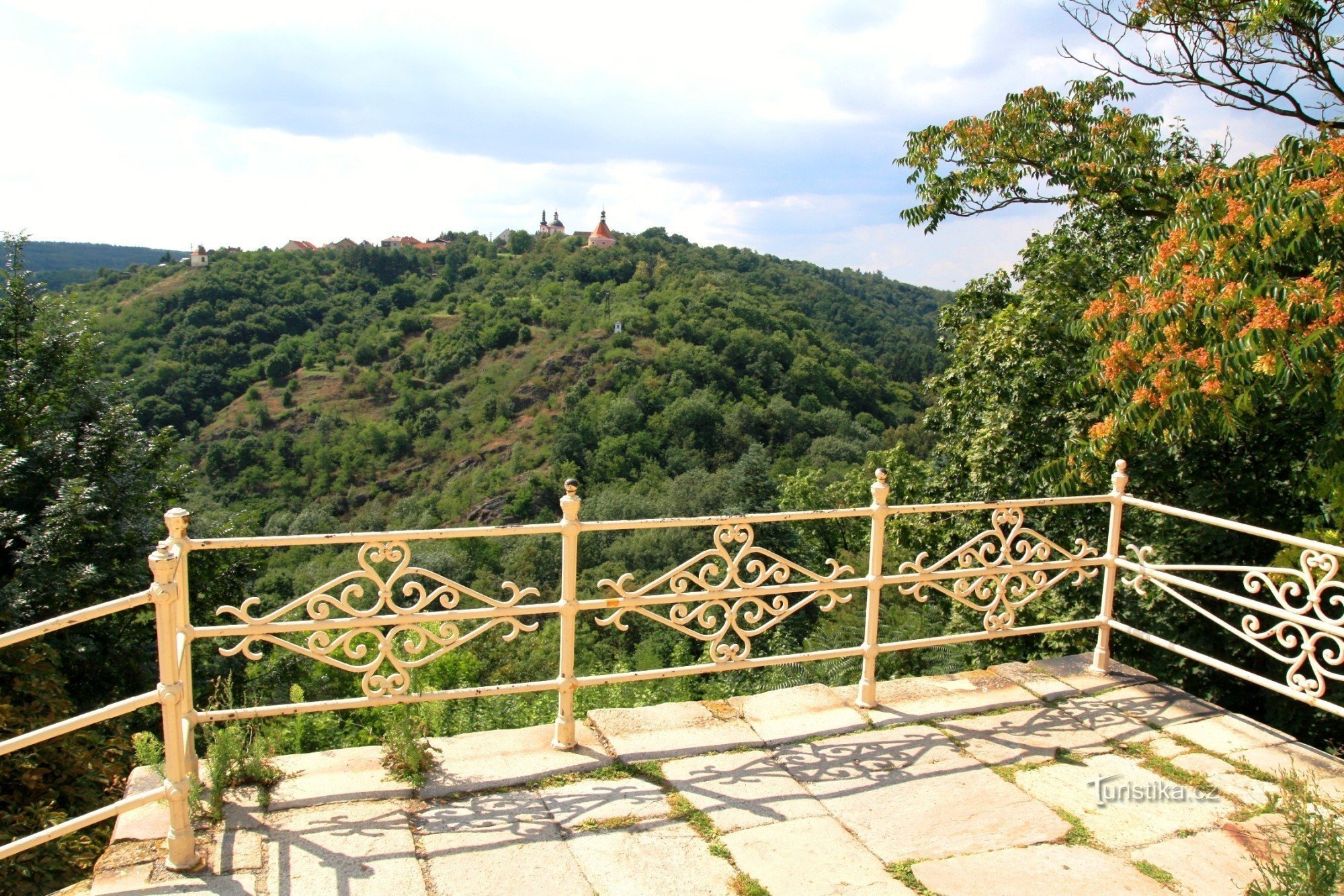 Znojmo - Aussichtspunkt in der Přemyslovců-Straße