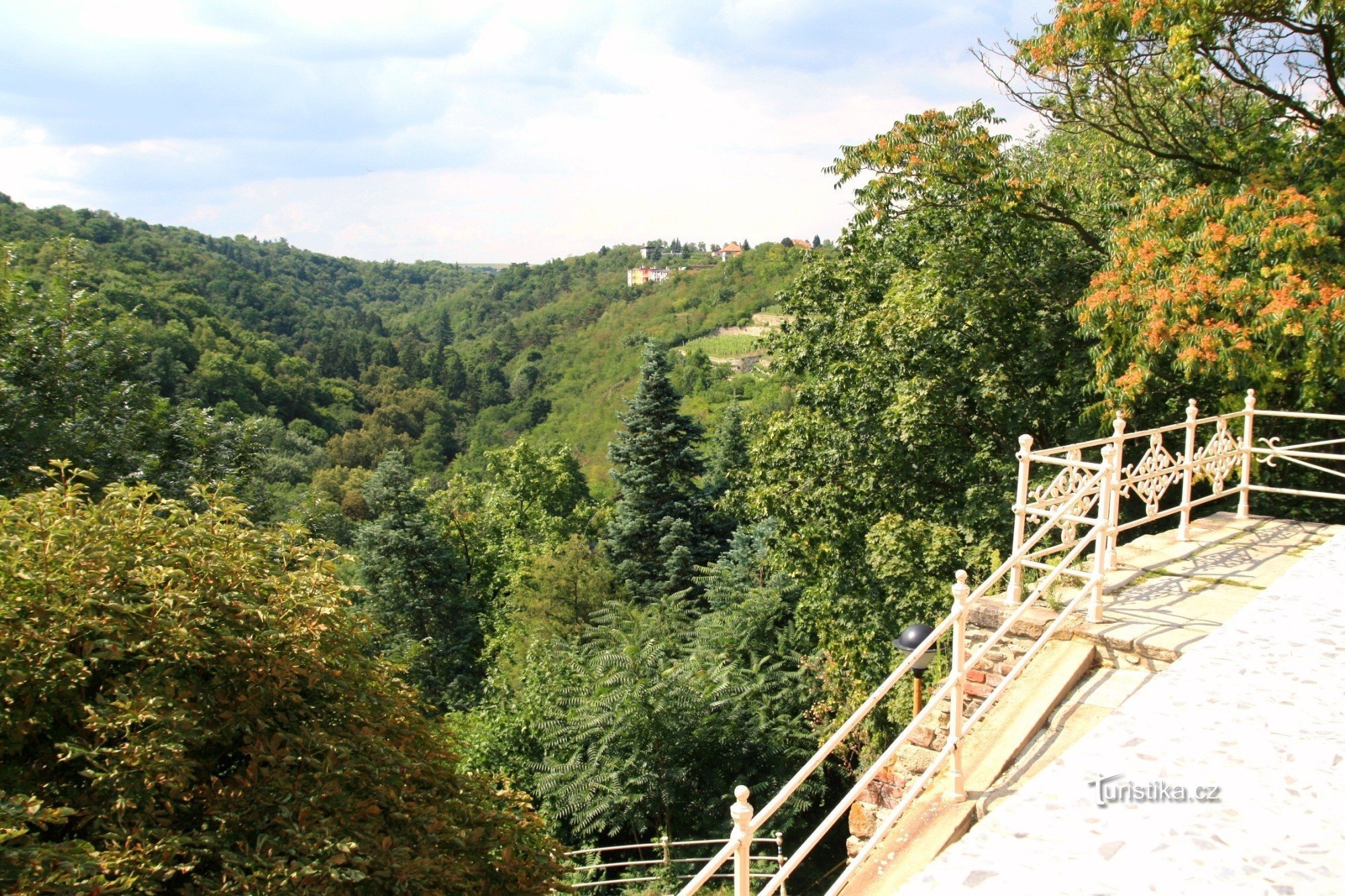 Znojmo - Mirador en la calle Přemyslovců