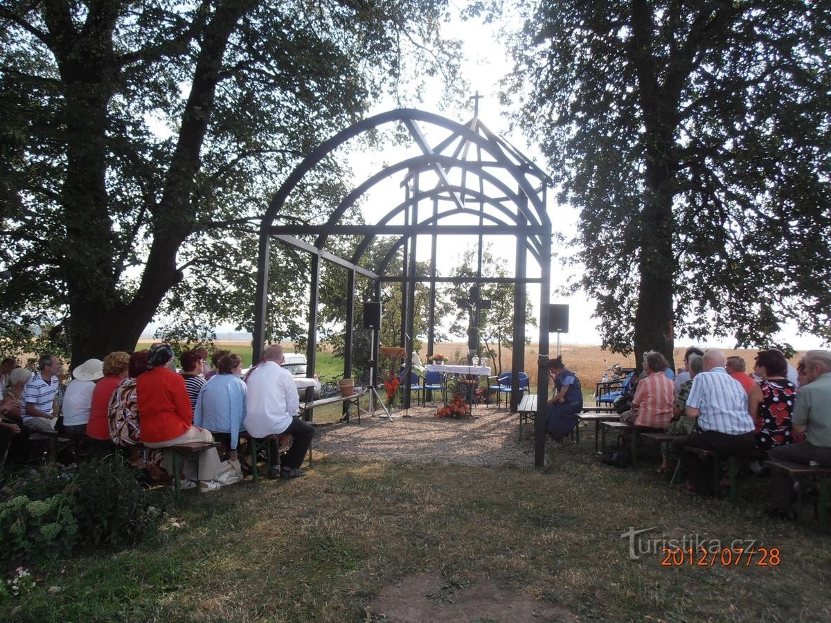 Le lieu de pèlerinage rénové de la chapelle Sainte-Anne près d'Opava