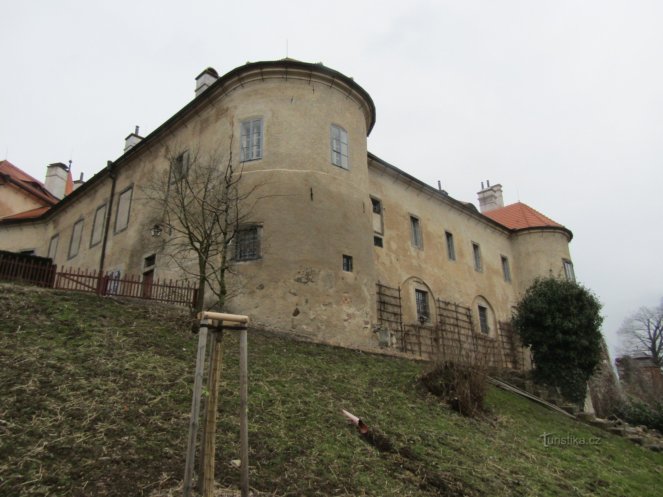 Uudelleensyntynyt Grabštejnin linna