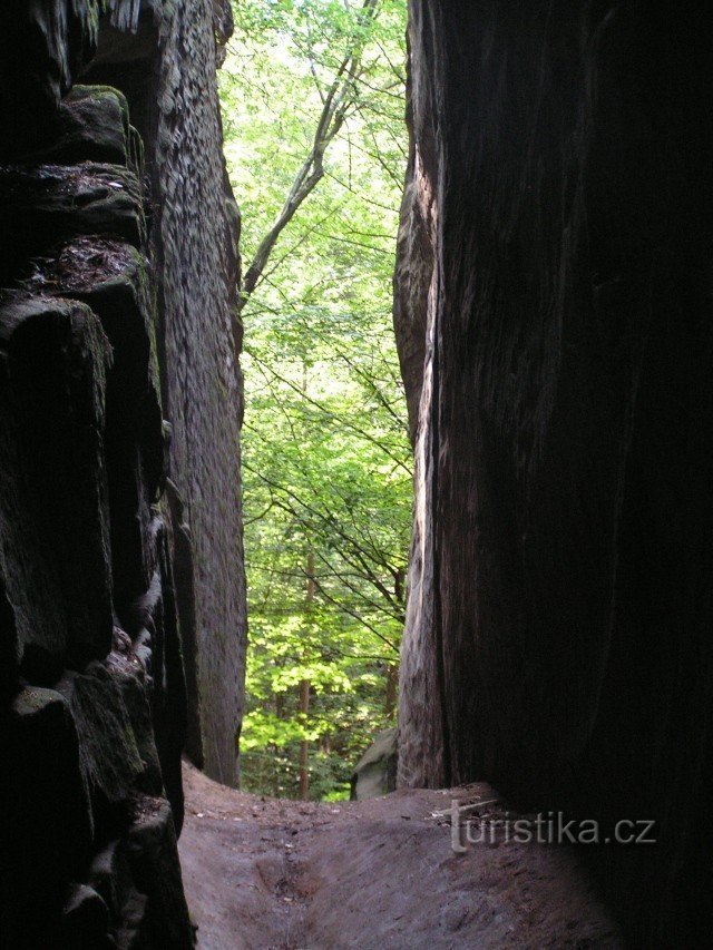 The ruins of Drábská svetnička