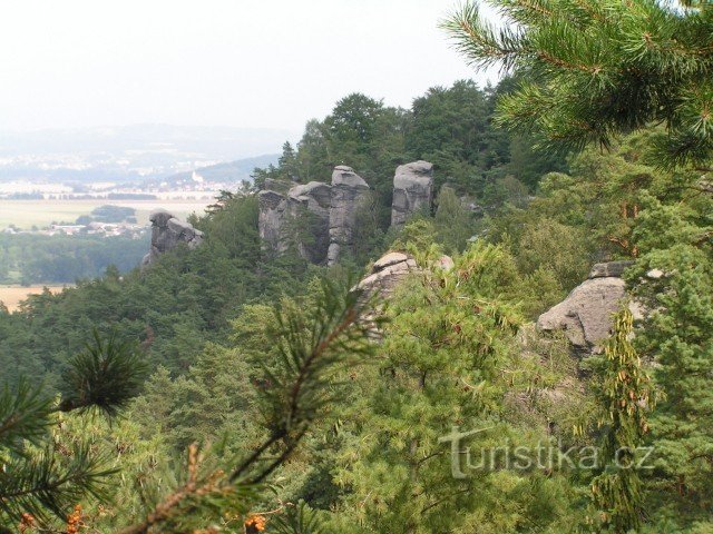 The ruins of Drábská svetnička