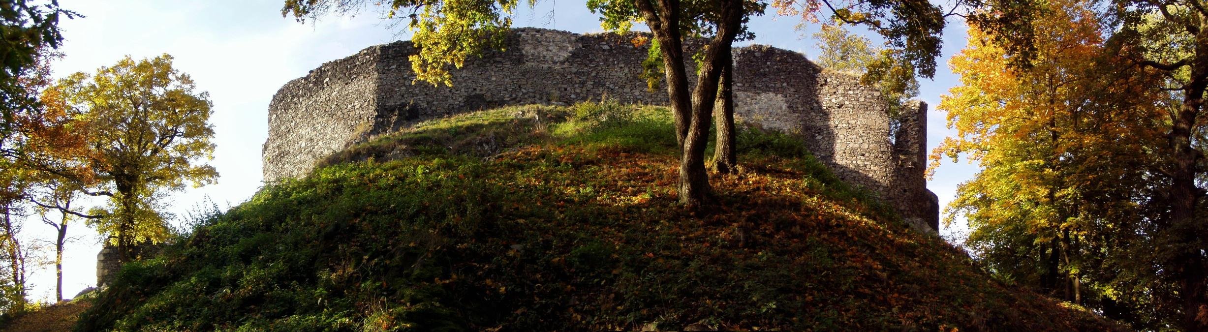 Las ruinas del castillo de Blansko