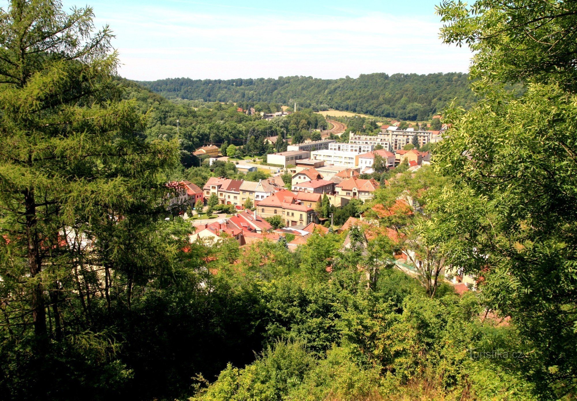 Brandýs Castle ruins - lookout