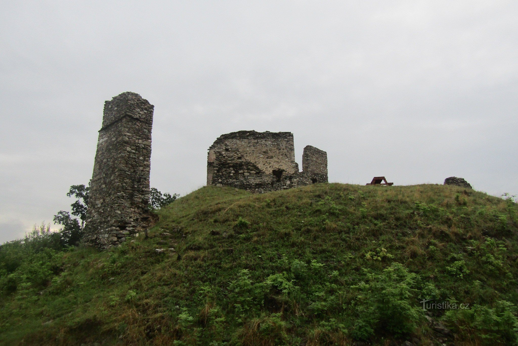 ブルニーチコ城の遺跡