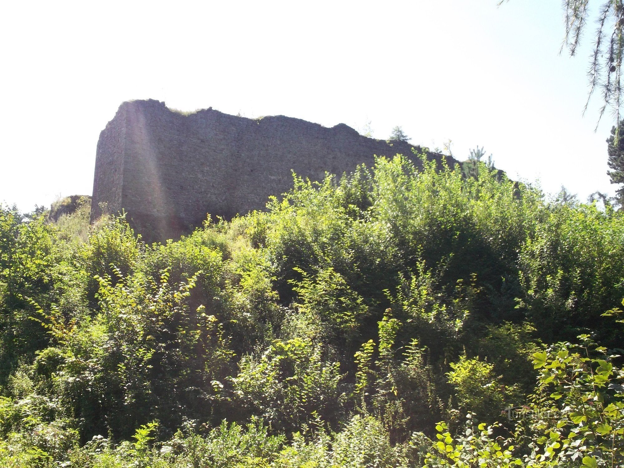 zřícenina hradu Cvilín