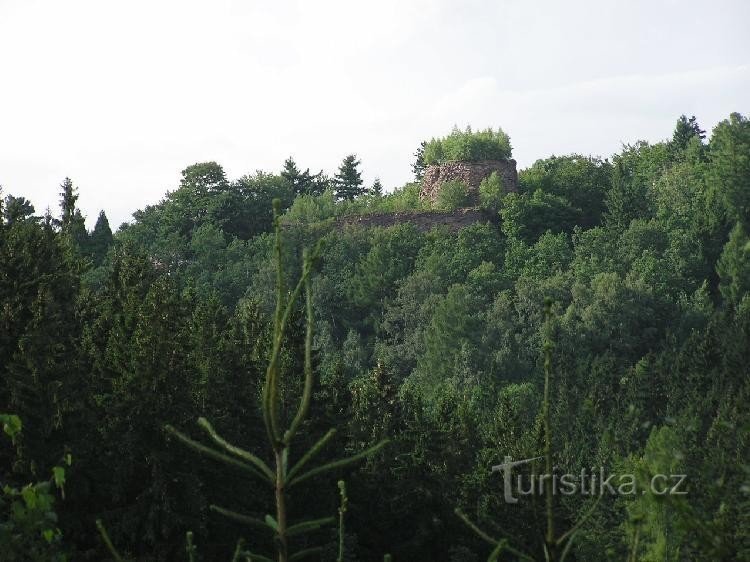 Les ruines du château de Frymburk