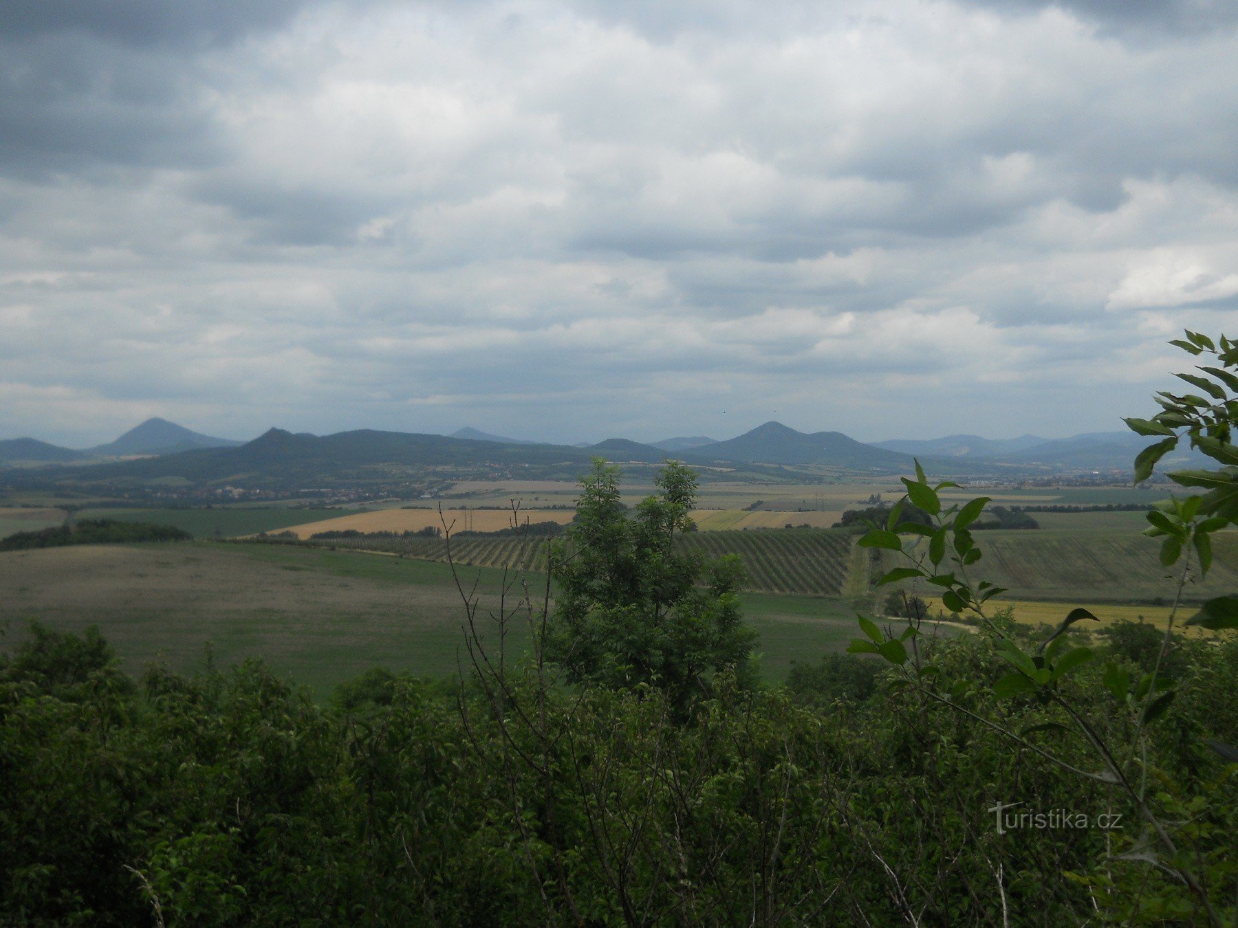 Die Ruinen der Burg Hazmburk