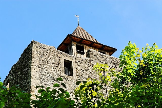 As ruínas do castelo de Kamenice