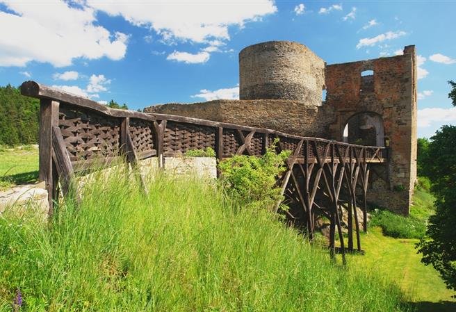 Las ruinas del castillo de Krakovec