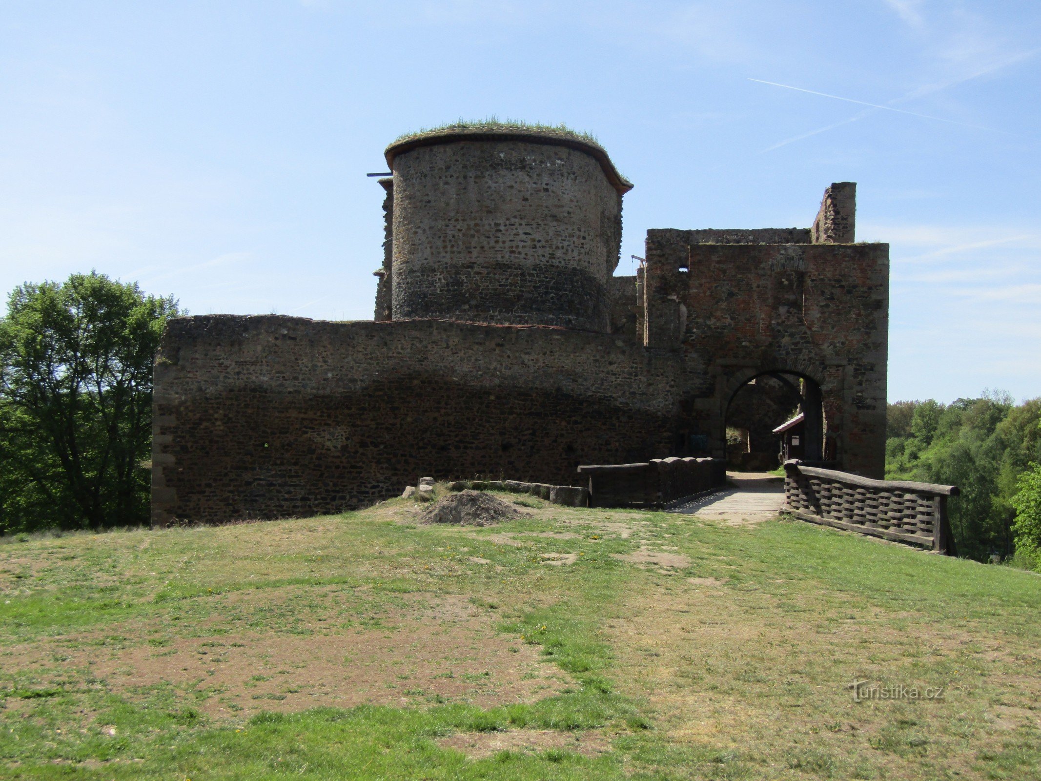 As ruínas do Castelo de Krakovec